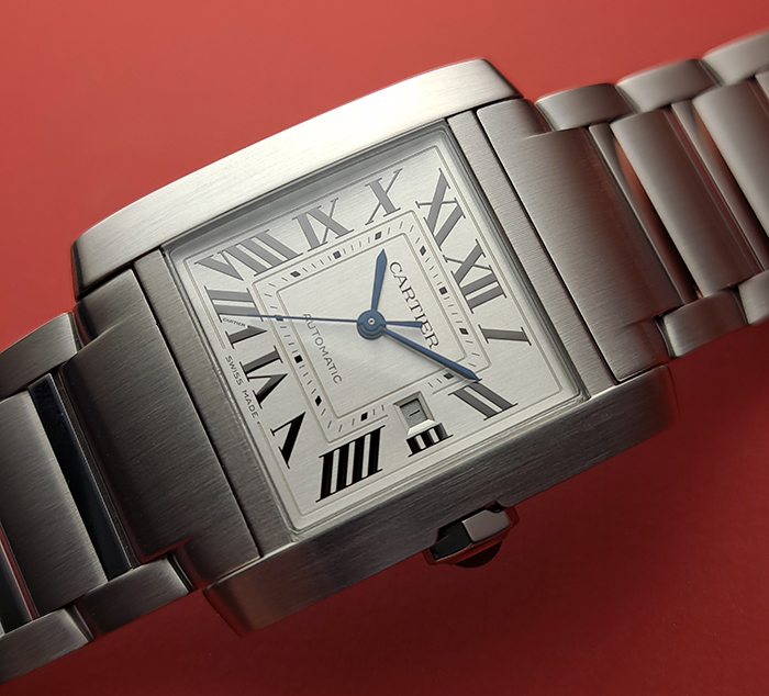 Cartier Tank Francaise Automatic Wristwatch Ref. WSTA0067